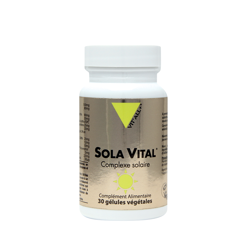 Vit'All+ + Sola Vital X 30 Scored Tablets 30 gélules végétales