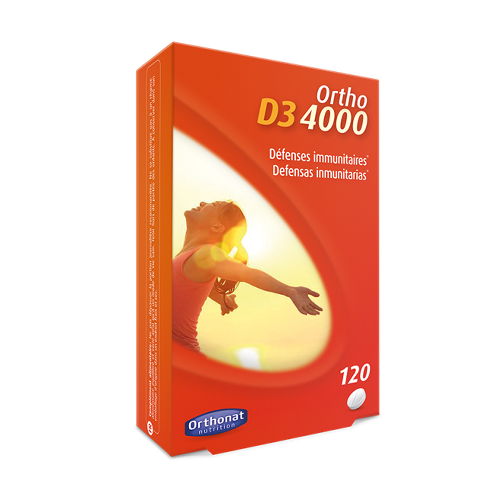 Orthonat D3 4000 immune defences 120 tablets