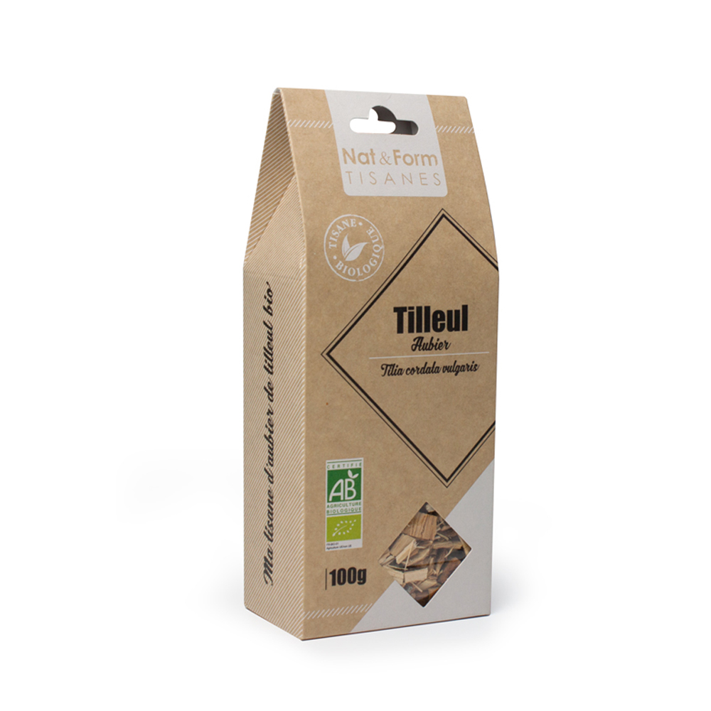 Nat&Form Organic White Lime Tree Bark Herbal Tea 100g
