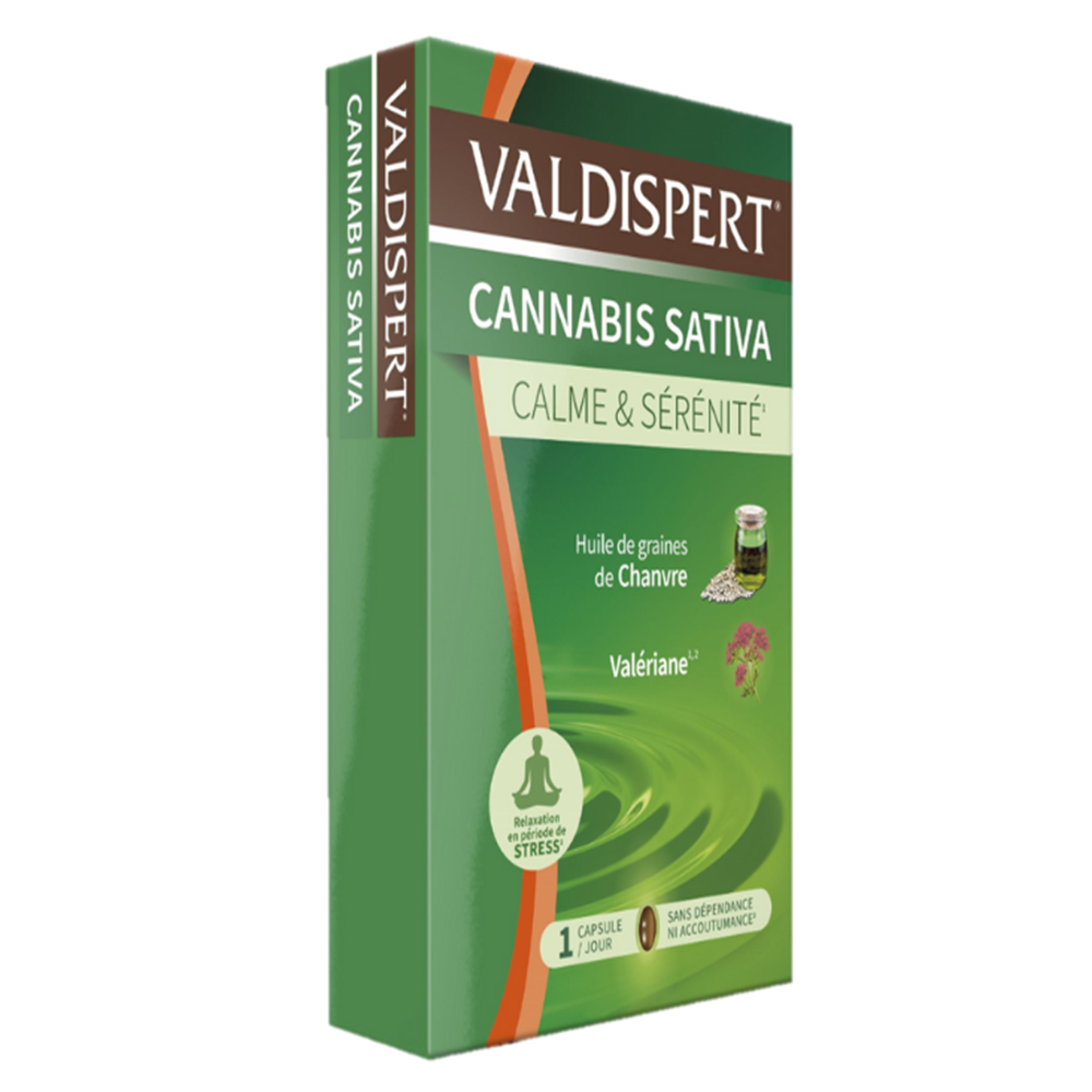 Valdispert Calm and Serenity cannabis sativa 24 capsules