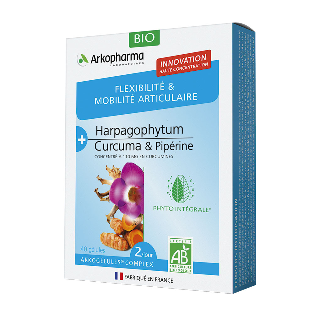 Arkopharma Arkocapsules Organic Joint Flexibility Complex Complex 40 capsules