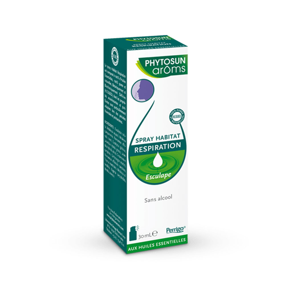 Phytosun Aroms Spray Esculape Breathing Room Mist Sans Alcool 30 ml