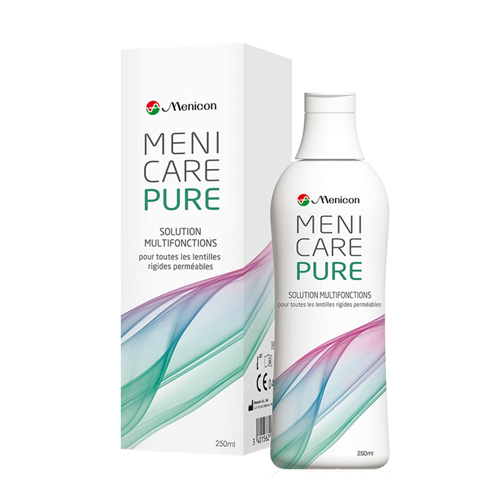 Menicon MeniCare Pure Multi-function solution for rigid permeable lenses 250ML