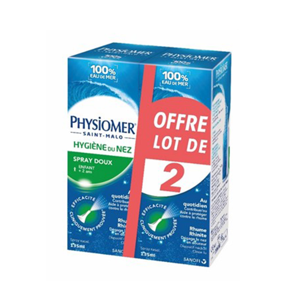 Physiomer Nose Hygiene Soft Spray 2x135ml