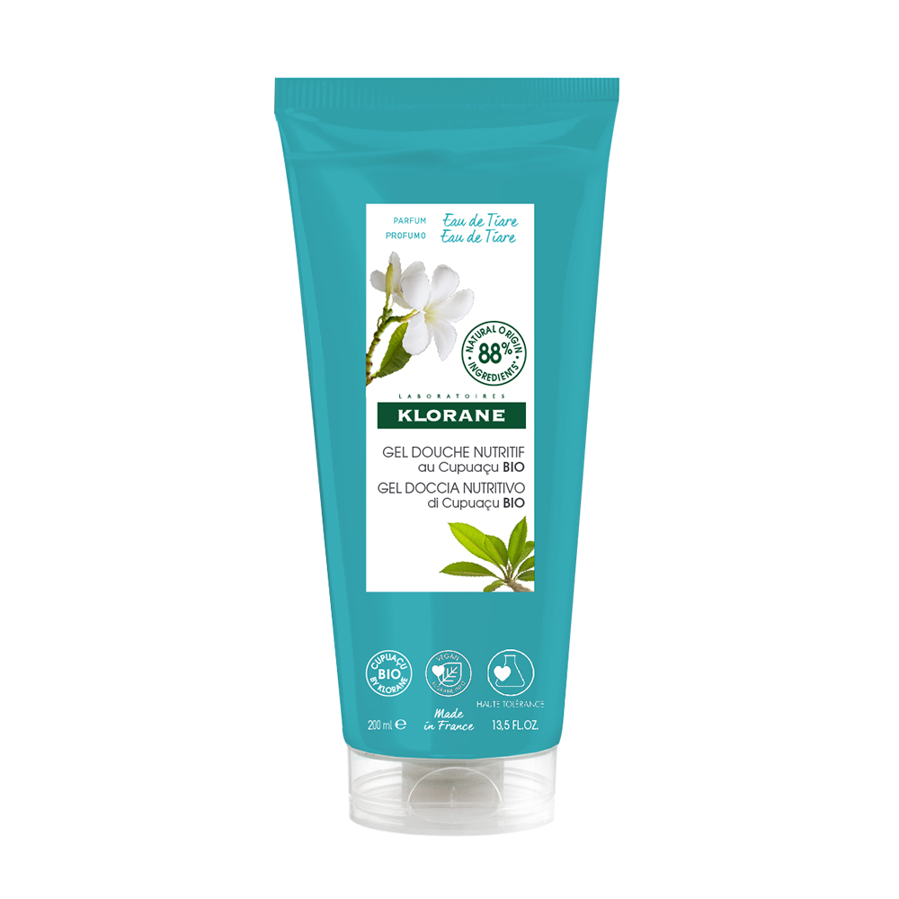 Klorane Tiare water Shower Gel Cupuacu Butter 200ml