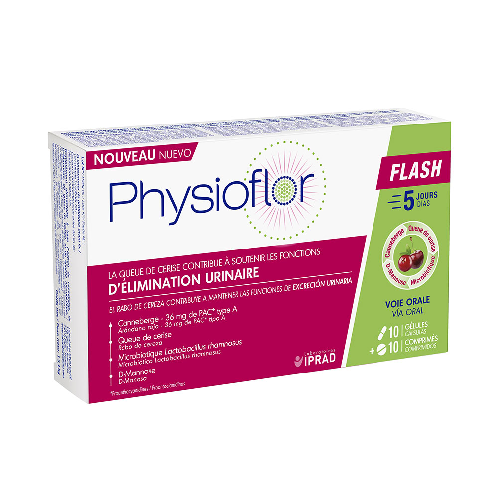 Saforelle Physioflor Flash 10 capsules + 10 tablets