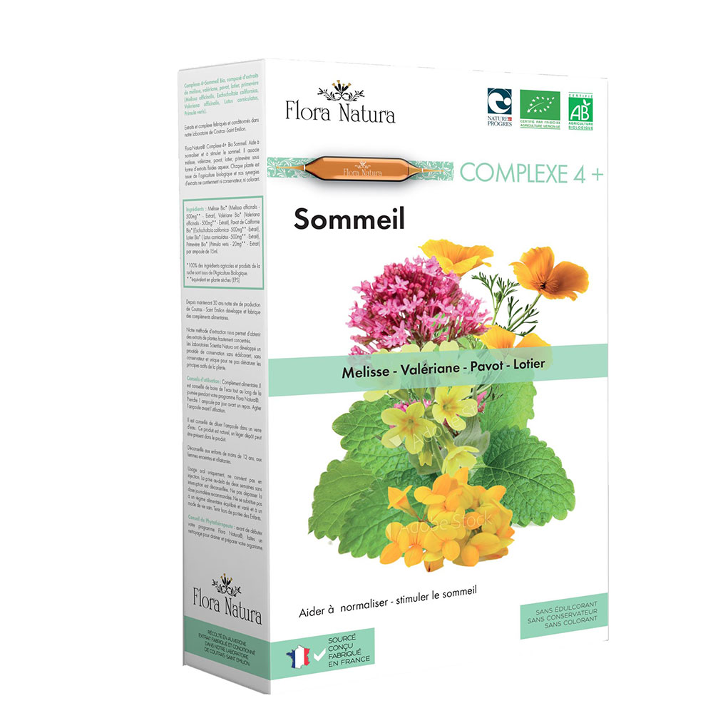 Flora Natura Organic Sleep Complexe 4+ 20 ampulas