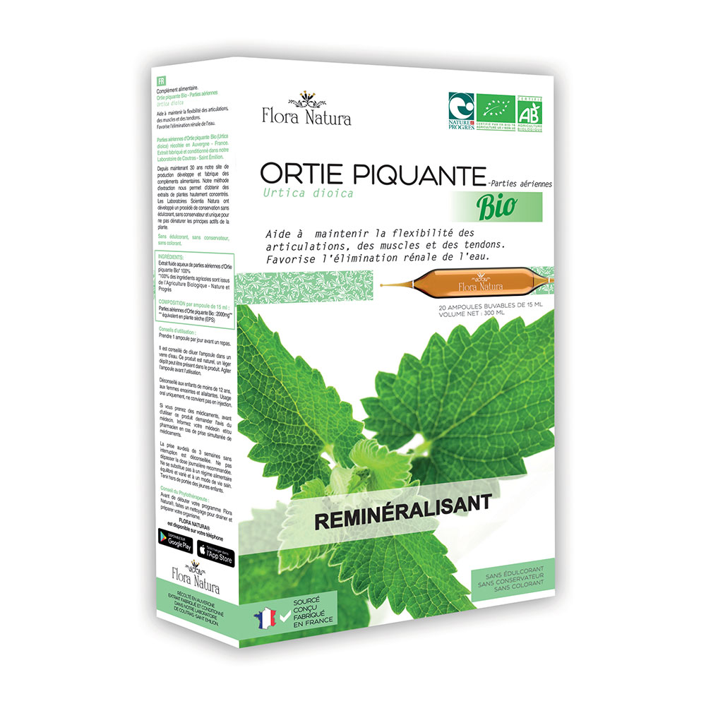 Flora Natura Nettle Bioes Remineralizing 20 ampulas