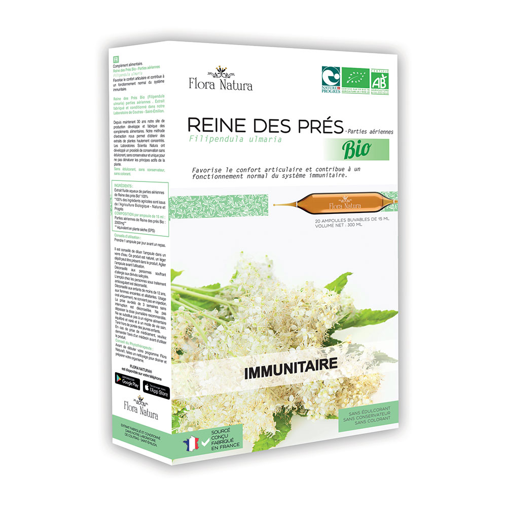 Flora Natura Meadowsweet Bioes Immune 20 ampulas