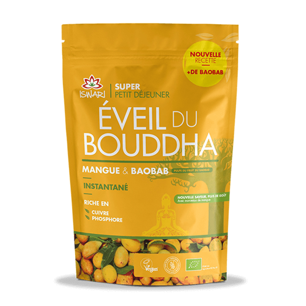 Iswari Eveil du Bouddha Mango Baobab Bioes Super Breakfast 360g