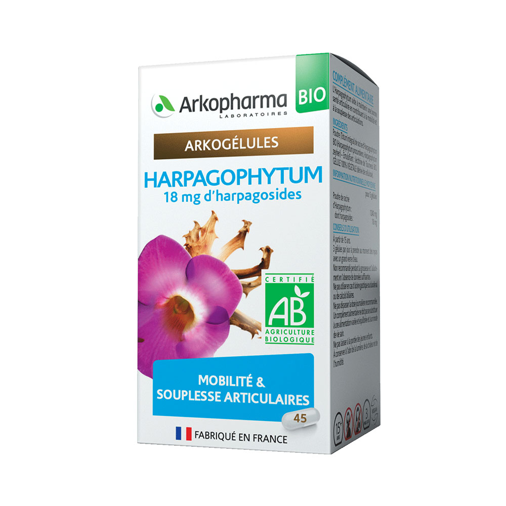 Arkopharma Arkocapsules Harpagophytum Organic Joint mobility and flexibility 45 capsules