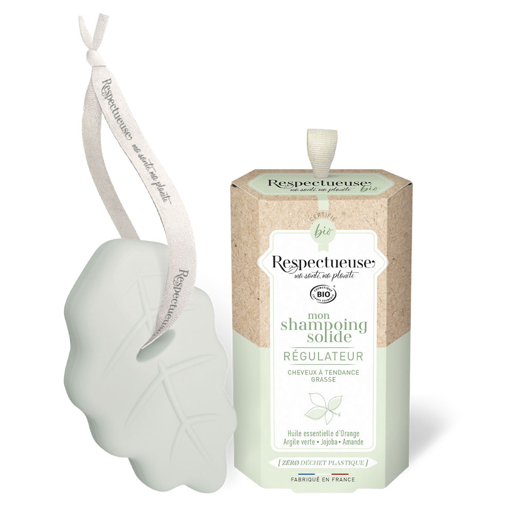 Respectueuse Bioes Solide Regulating Shampoo Natural orange Perfumes 75g