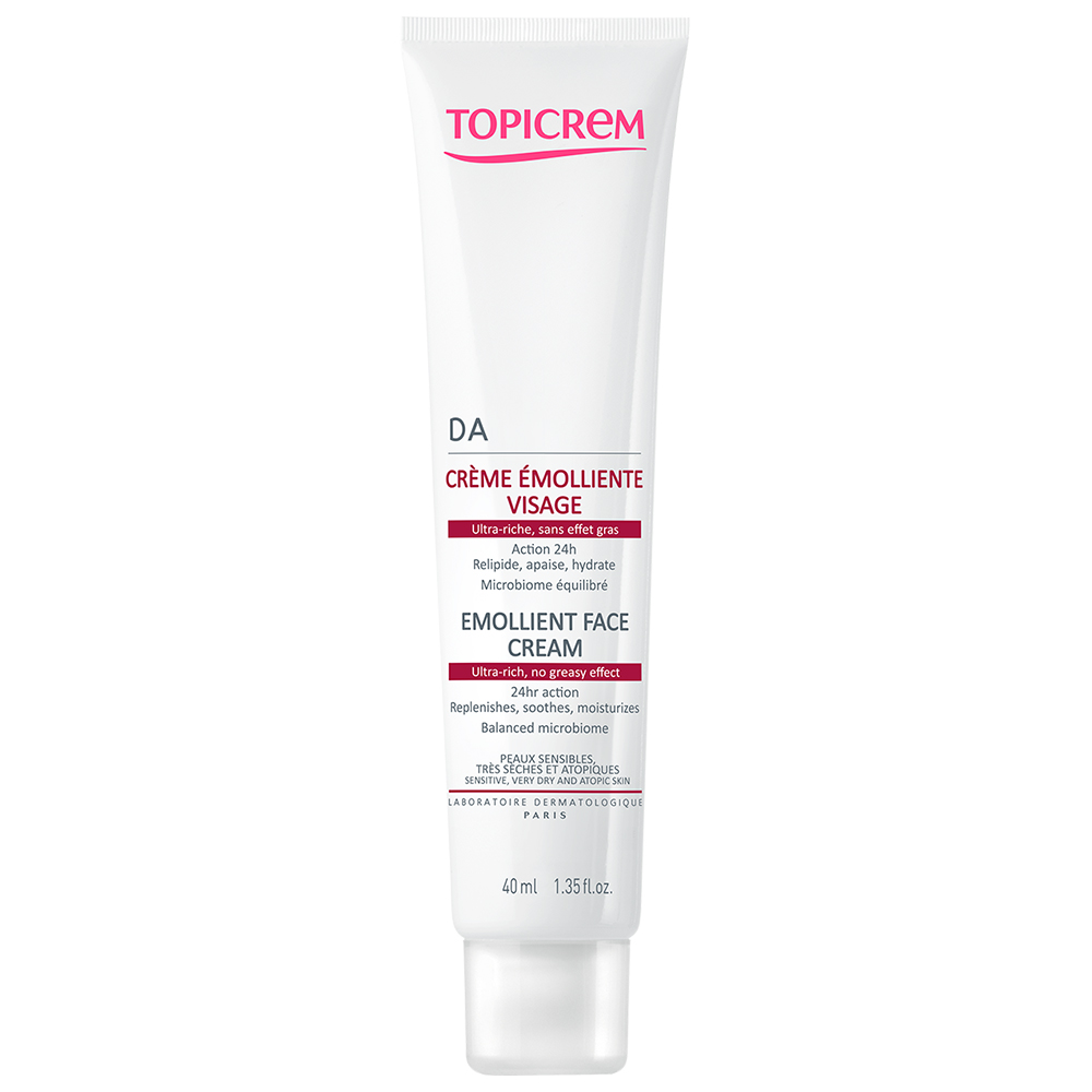 Topicrem Da Atopic Skin Emollient face cream Sensitive, very dry and atopic skin 40 ml
