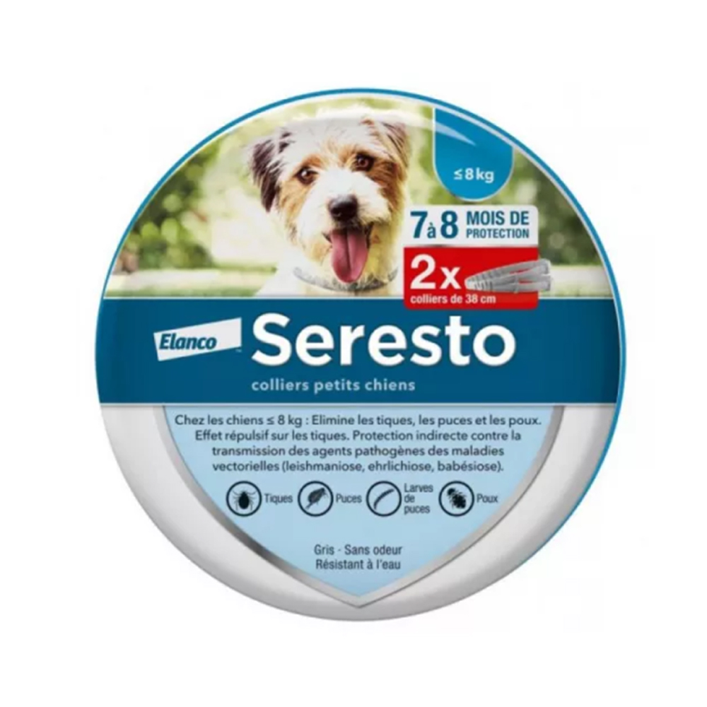 Seresto Small Dog Pest Control Collar x 2