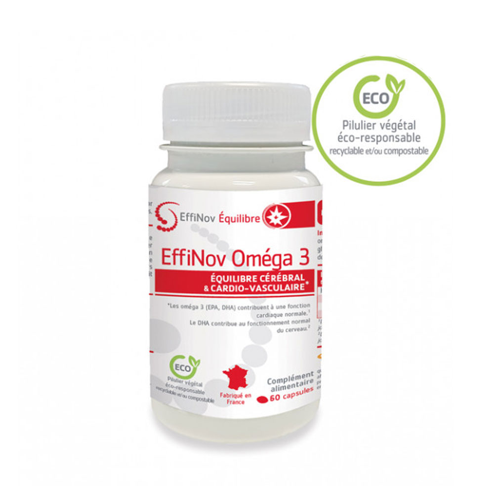 Effinov Nutrition Omega3 Cerebral and cardiovascular balance 60 capsules