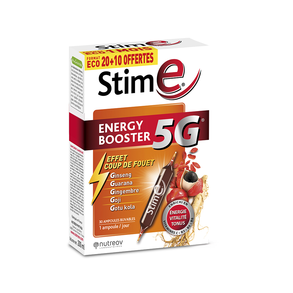 Nutreov Stim e Booster 5G 20 ampulas + 10 free of charge 300ml