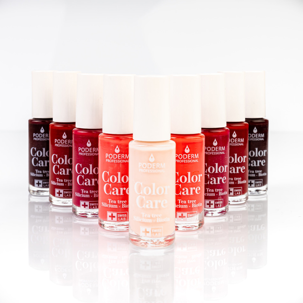Poderm Color Care Tea tree nail care polish 8 ml
