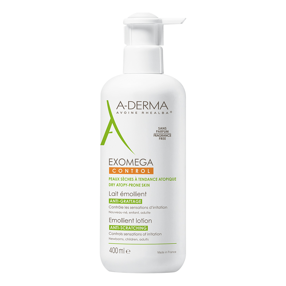 A-Derma Exomega Control Anti Scratching Emollient Lotion 400ml