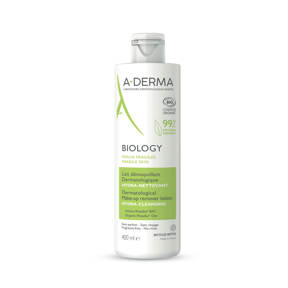A-Derma Biology Organic Dermatological Cleansing Hydra Milk 400ml
