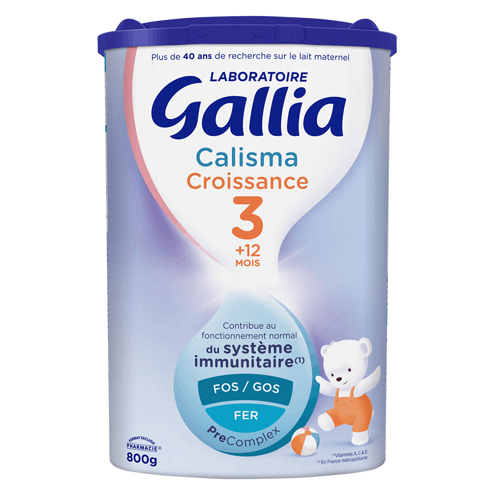 Gallia Calisma Growth 3 powdered milk from 12 months to 3 years 800 g