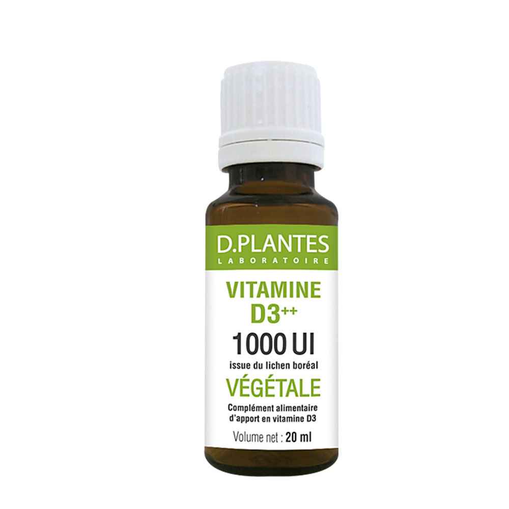 D. Plantes Vitamin D3 vegetable 1000 UI dropper 20 ml