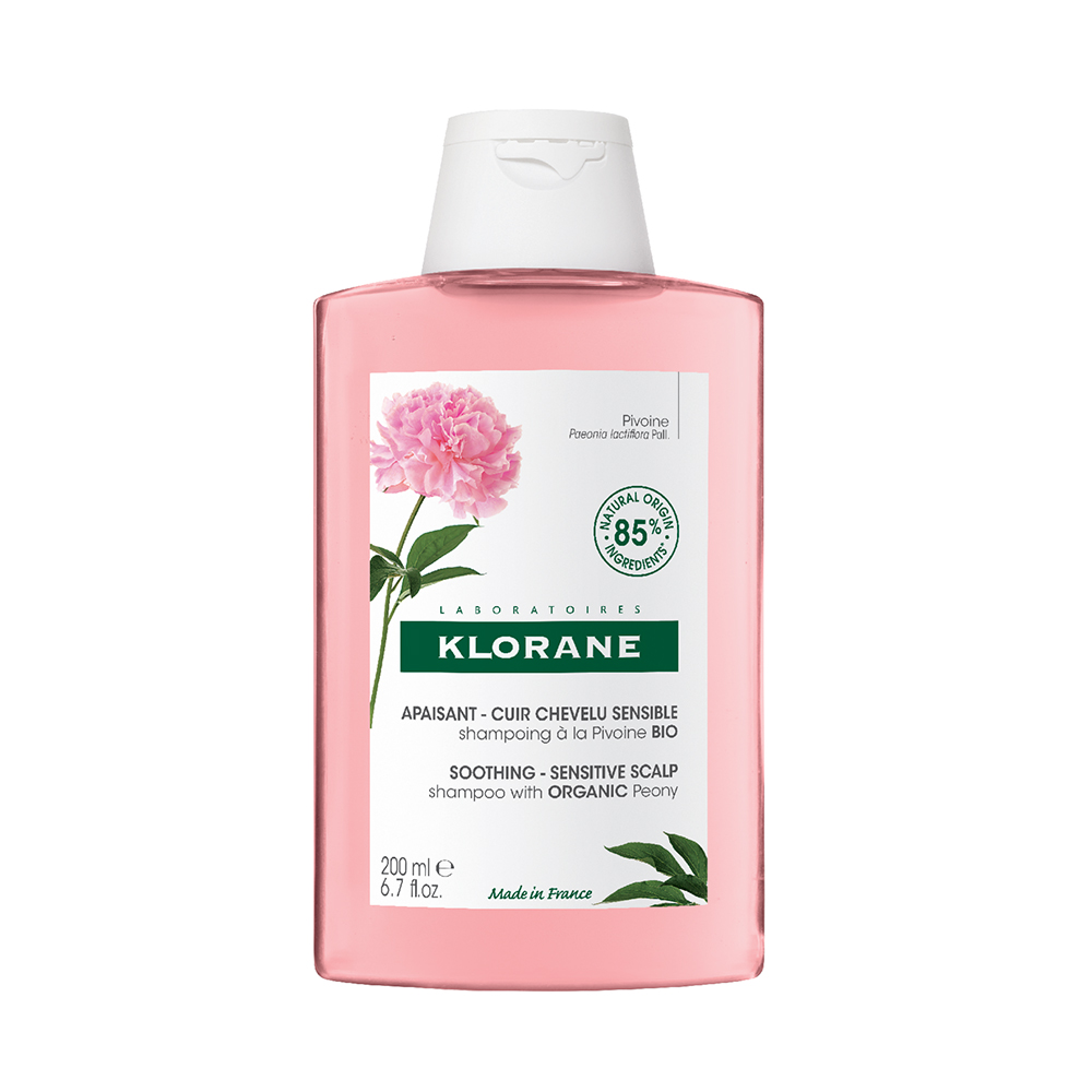 Klorane Peony Soothing Shampoo Sensitive scalp Bio 200ml