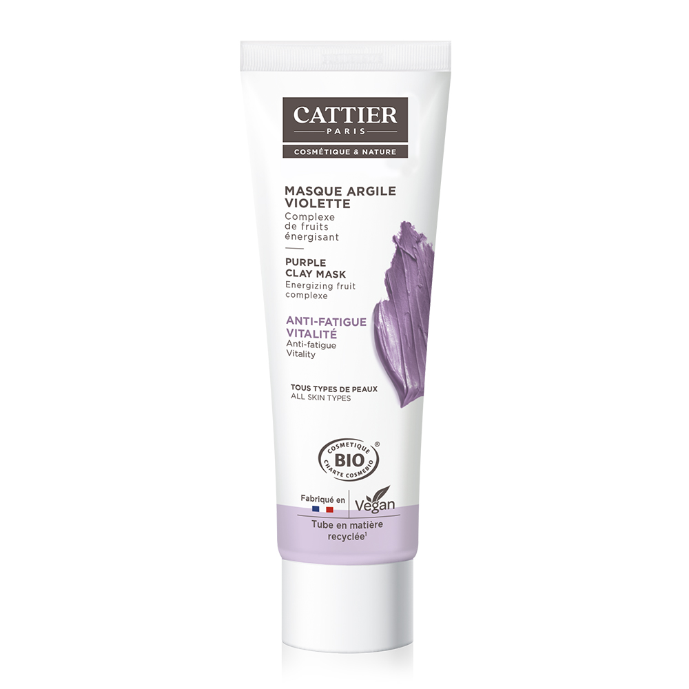 Cattier Clay Organic Violet Clay Mask 100ml