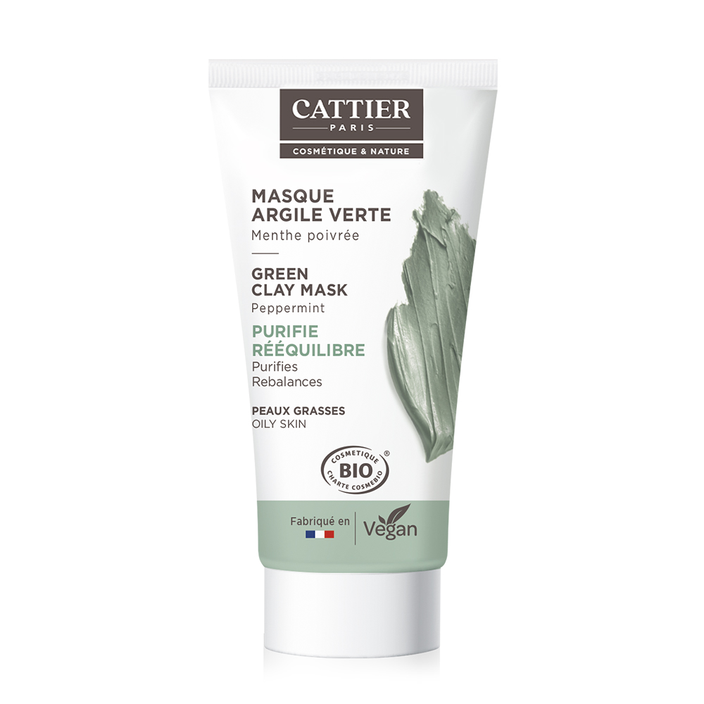 Cattier Organic Green Clay Mini Mask 30ml