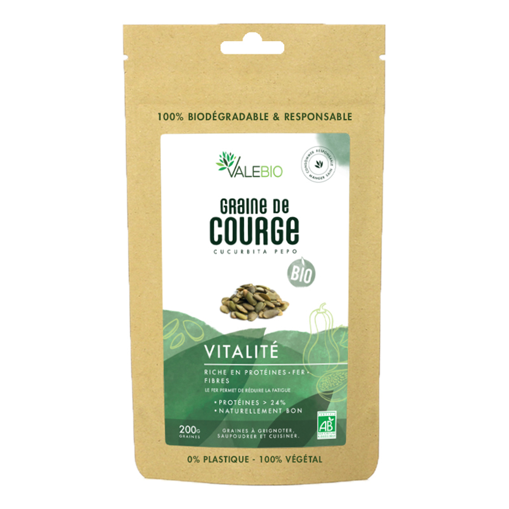 Valebio Organic Pumpkin Seeds 200g