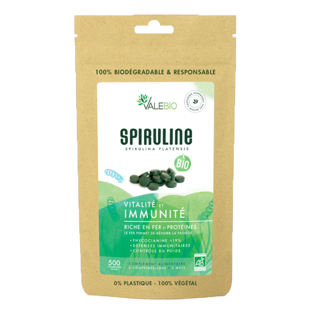 Valebio Spirulina Bioes Super Food 500 tablets