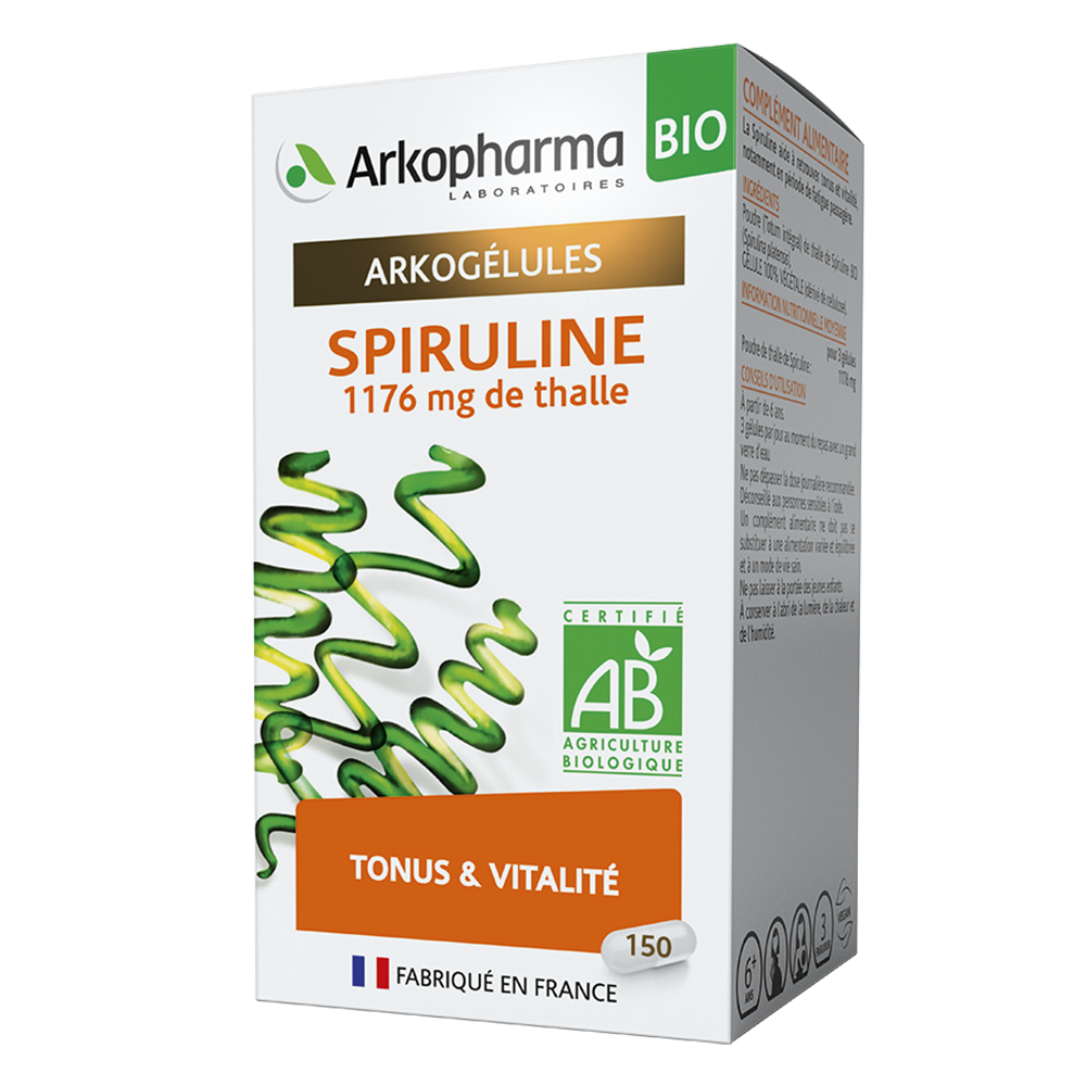Arkopharma Arkocapsules Arkogelules Spirulina X 150 Capsules 150 gélules