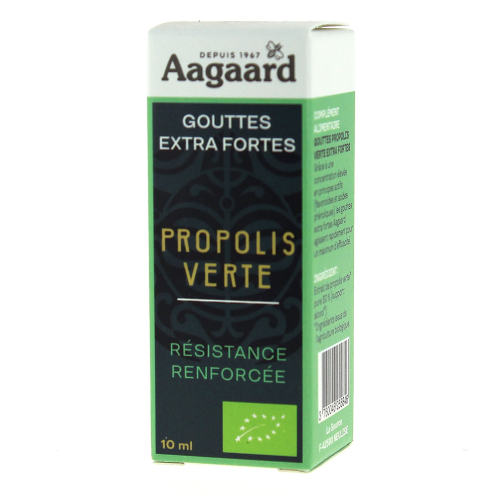 Aagaard Green Propolis Extra Strong Drops Bioes 10ml