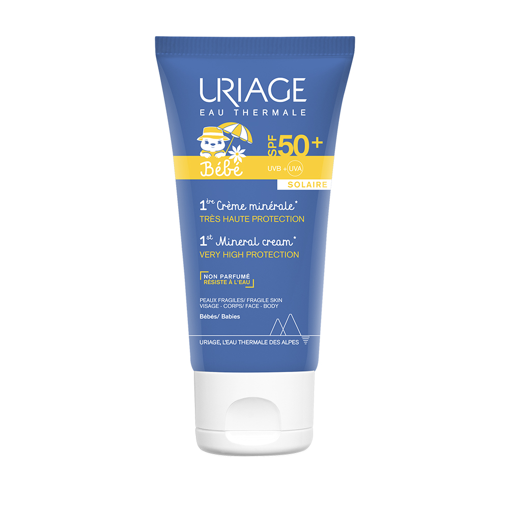 Uriage Baby Care Uriage Bebe 1 St Mineral Cream Spf50+ Sensitive Skins 50ml