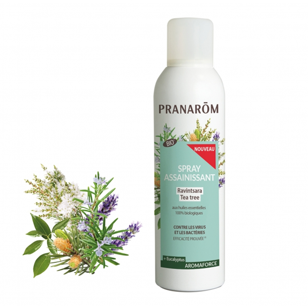 Pranarôm Aromaforce Organic Sanitizing Spray Ravintsara - Tea Tree 75ml