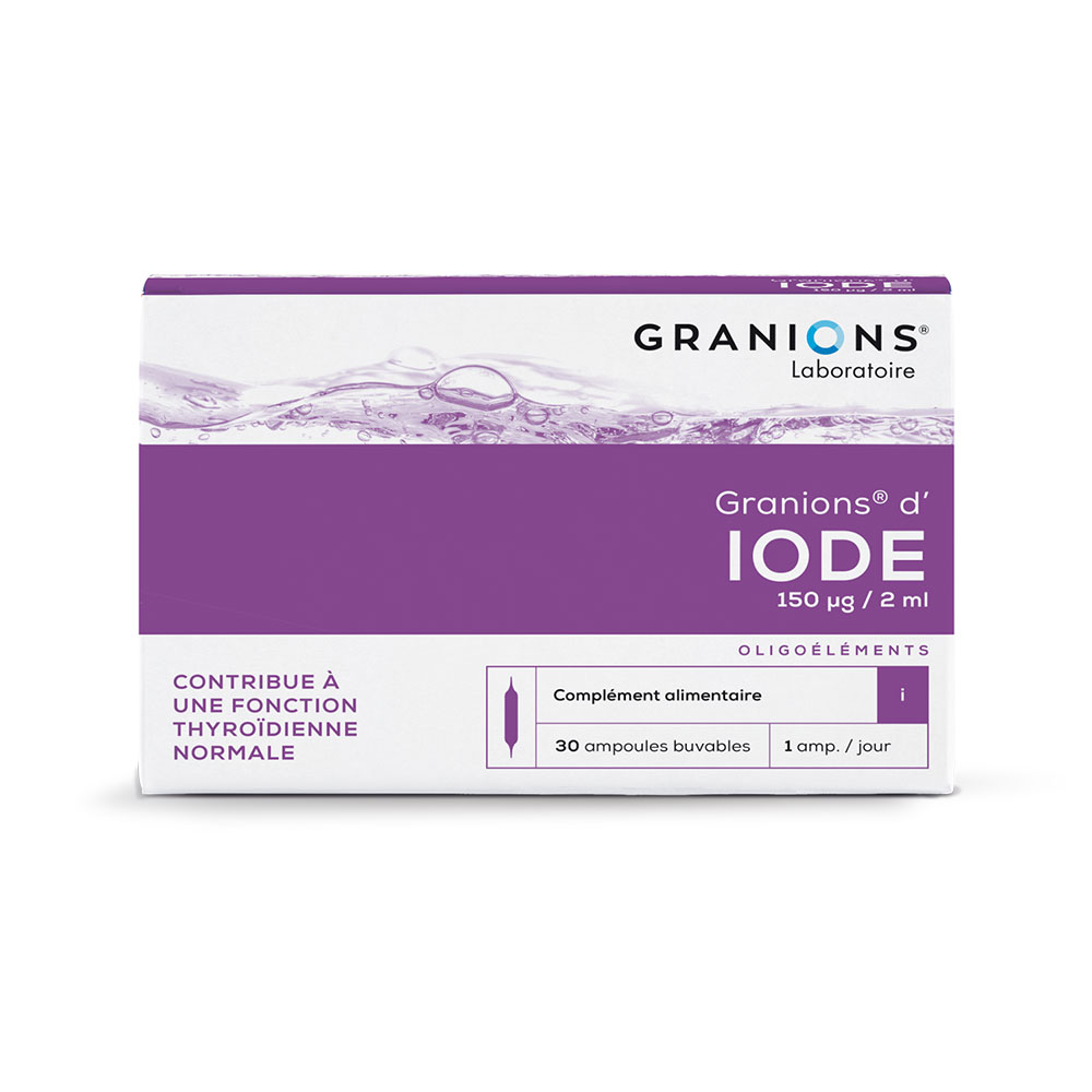 Granions Iodine 30 x 2 ml ampoules