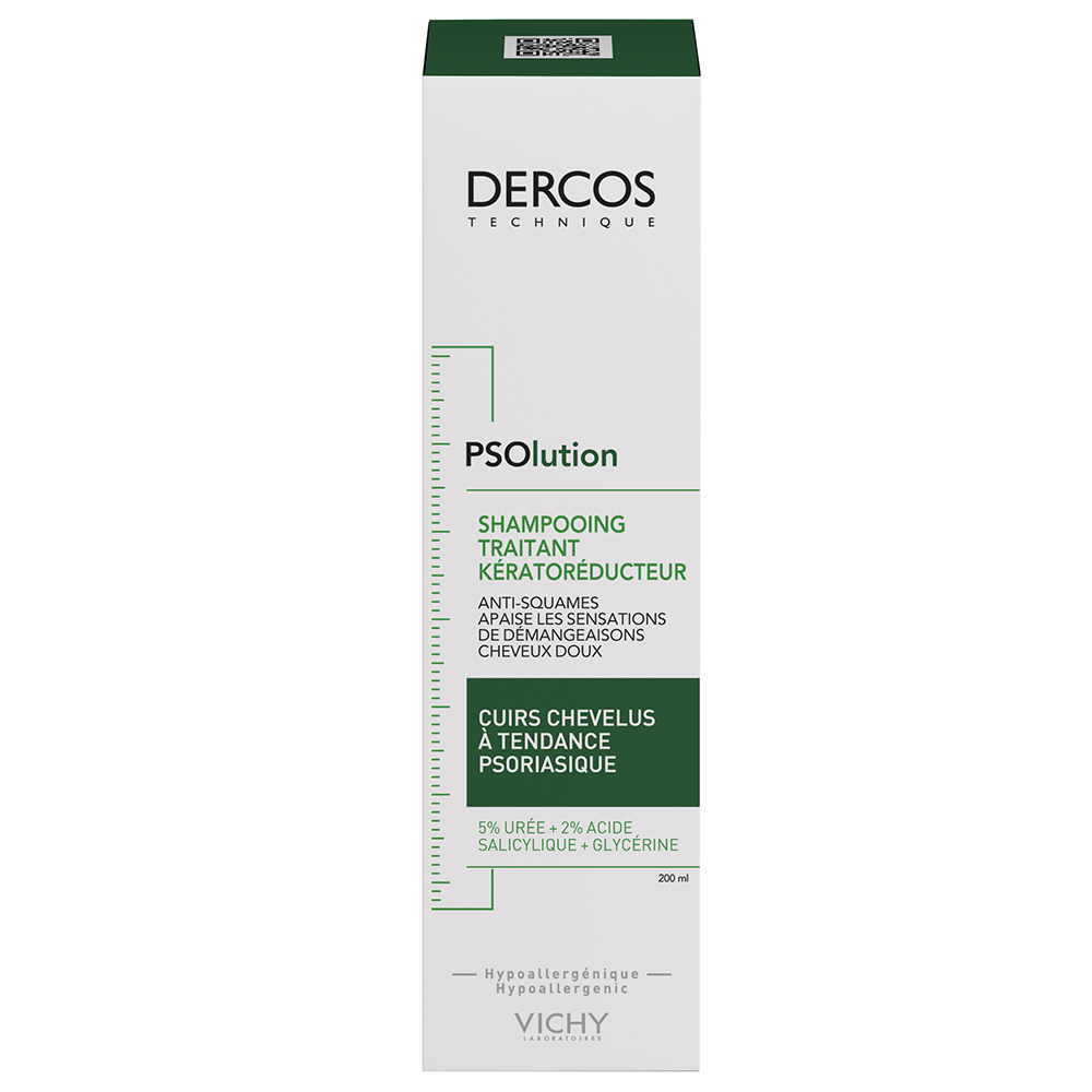 Vichy Dercos Treating keratoreductive shampoo PSOlution 200 ml