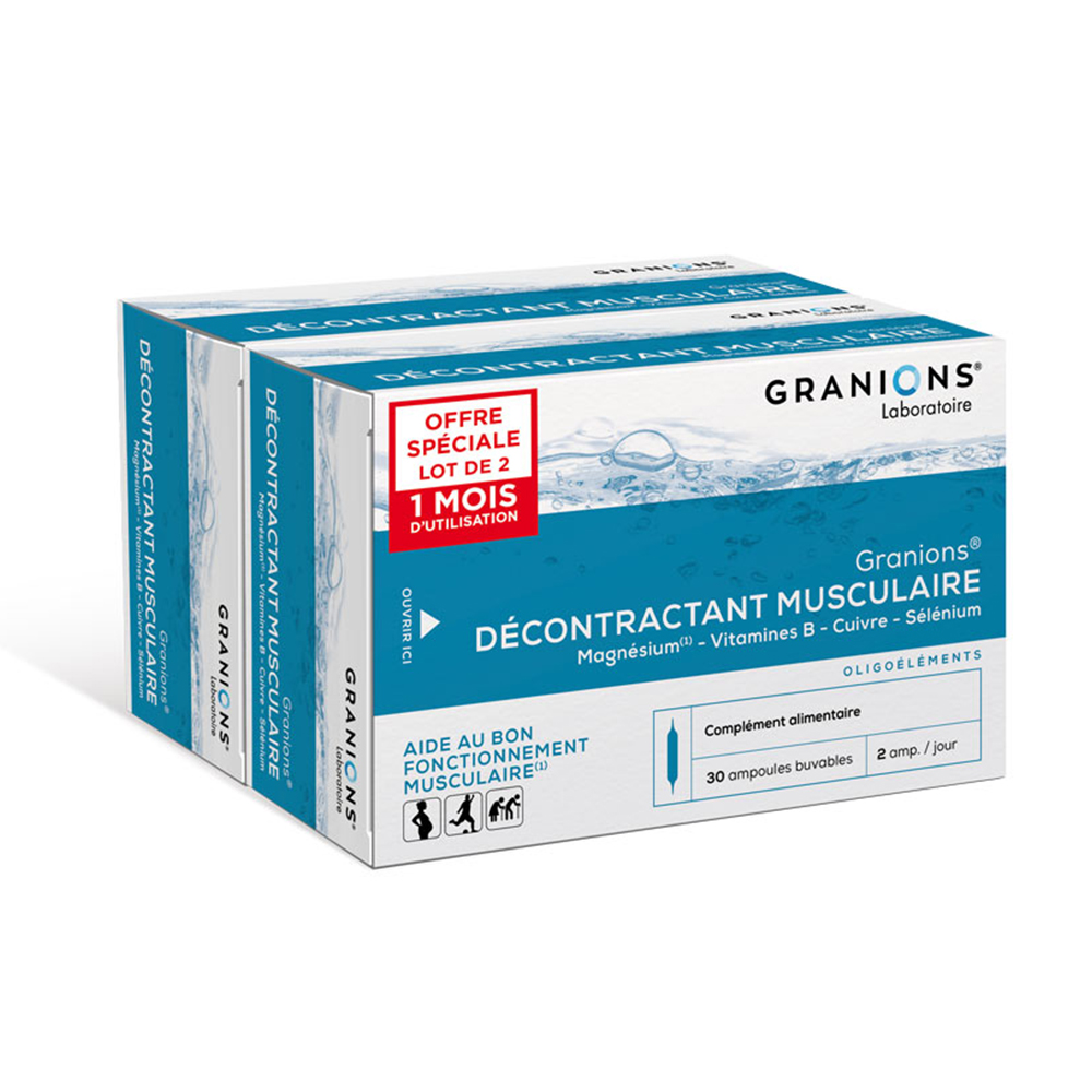 Granions Muscle relaxant 2 x 30 ampoules