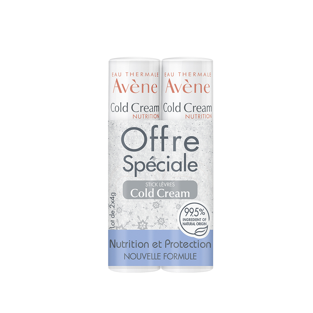 Avène Cold Cream Lipstick Duo 2x4g